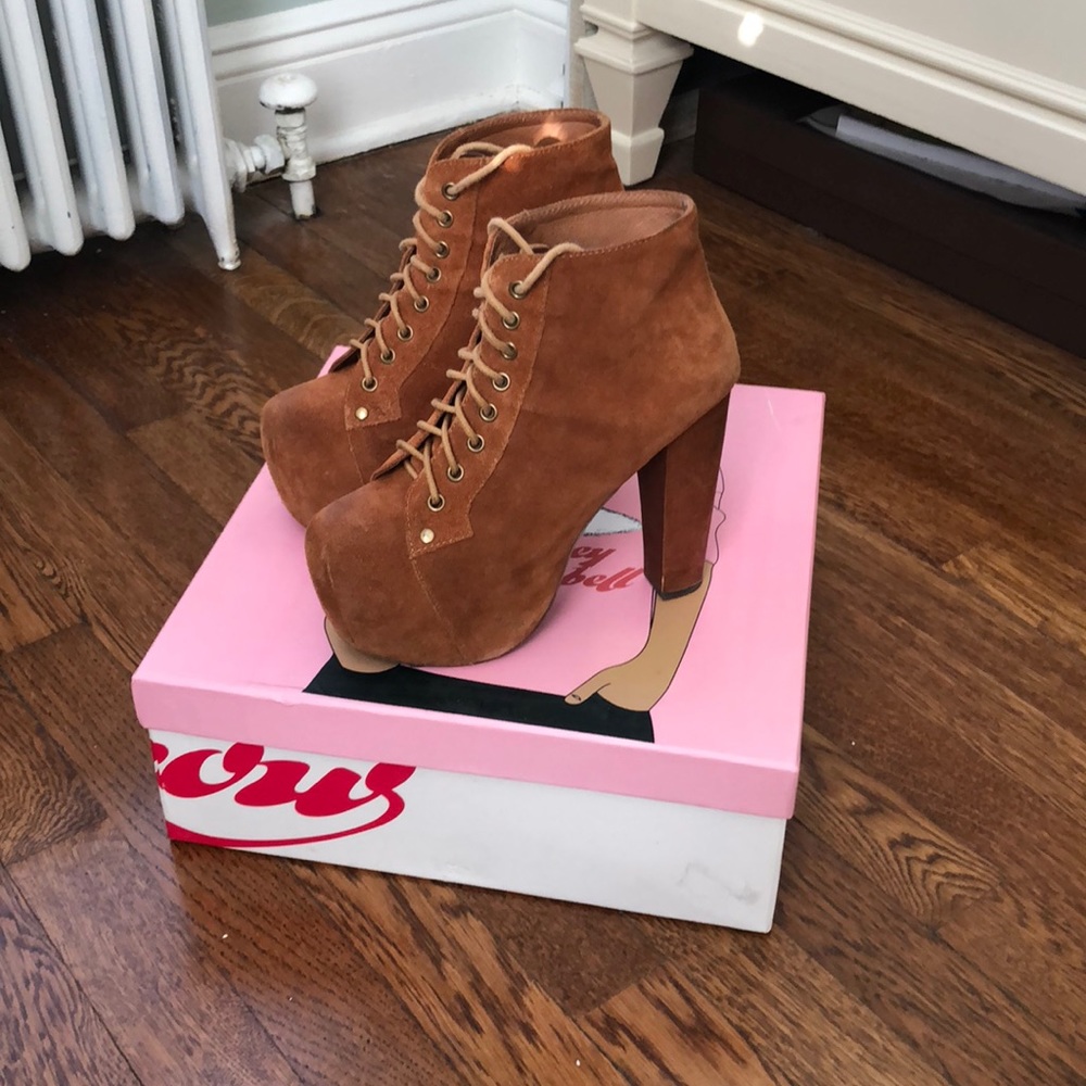Jeffrey Campbell LITA boot brown